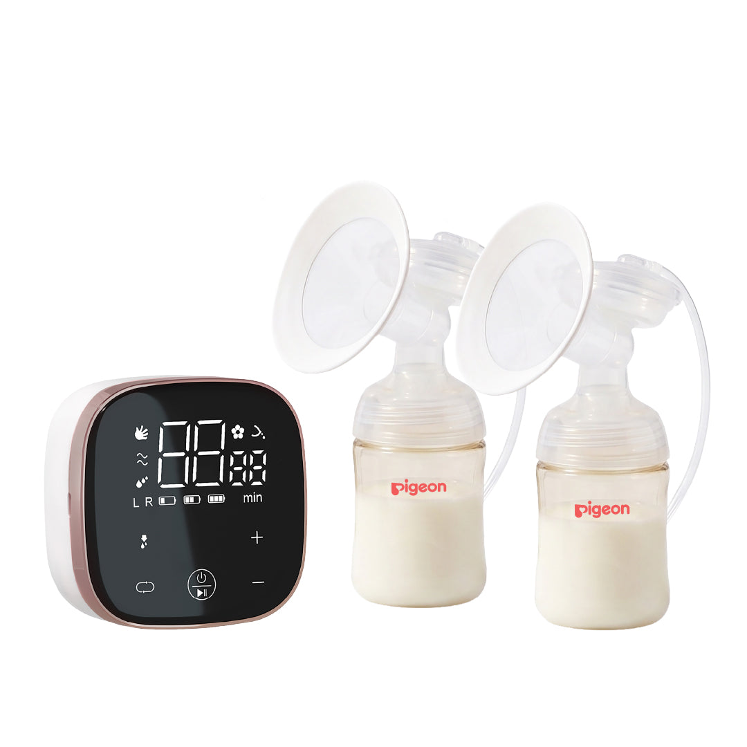 Pigeon Magical Fit+ Double Electric Breast Pump available for rental at Baby's Whisperer Singapore